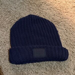 Love Your Melon Deep Blue Knit Beanie